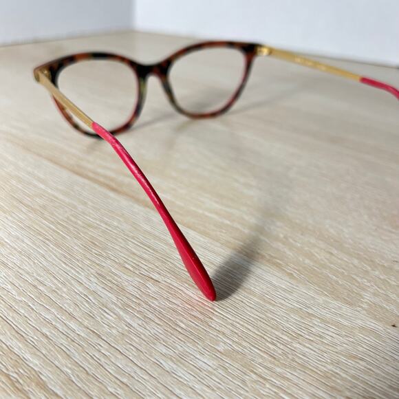 Ray-Ban RB5360 5714 Eyeglasses FRAMES ONLY Pink/Red Gold READ DESC Cat Eye 52-18